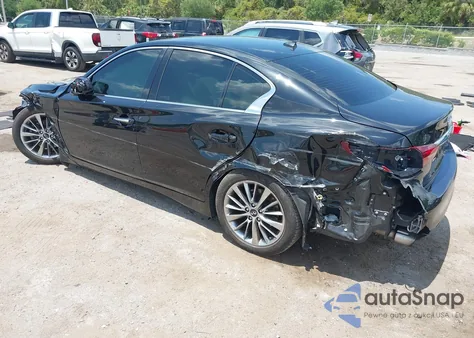 2018 Infiniti Q50 3.0T Luxe из США, поврежденный, VIN JN1EV7AP3JM355320